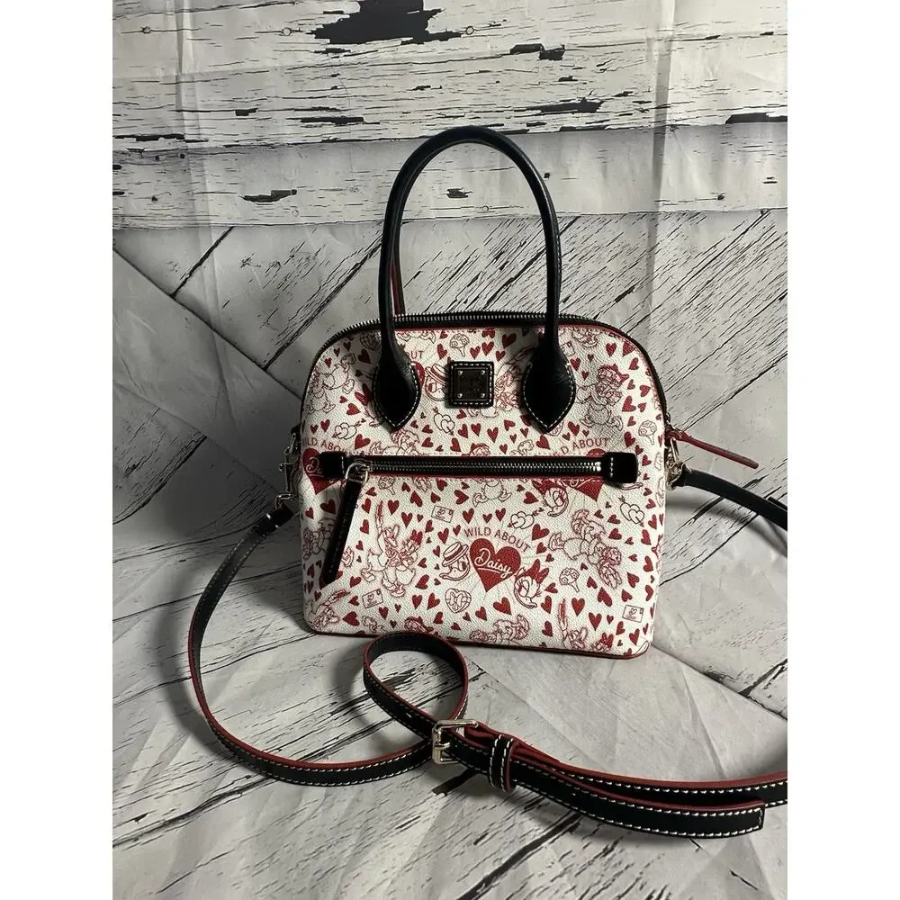 Disney Parks Dooney & Bourke Donald and Daisy Ducks Valentine's Day Purse